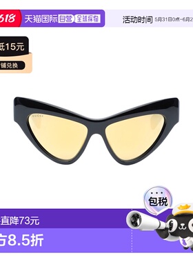 香港直邮Gucci 古驰 女士 太阳眼镜 black黑色 舒适时尚配饰