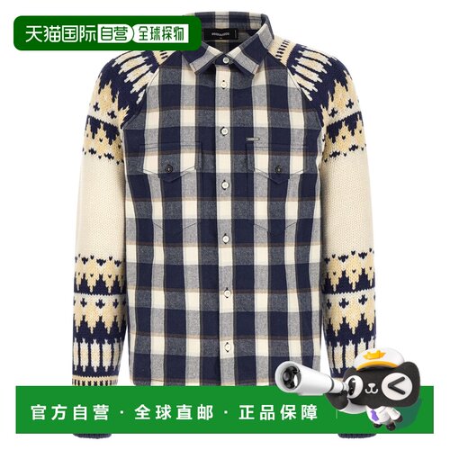 1h可退 香港直邮DSQUARED2 男士衬衫 S74DM1038D35355001F AW2026