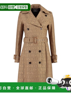 1h可退 香港直邮Versace 范思哲 女士 长袖风衣 10114991A03315