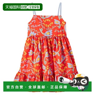香港直邮Stella Mccartney 斯特拉 麦卡特尼 女童 印花棉质连衣裙