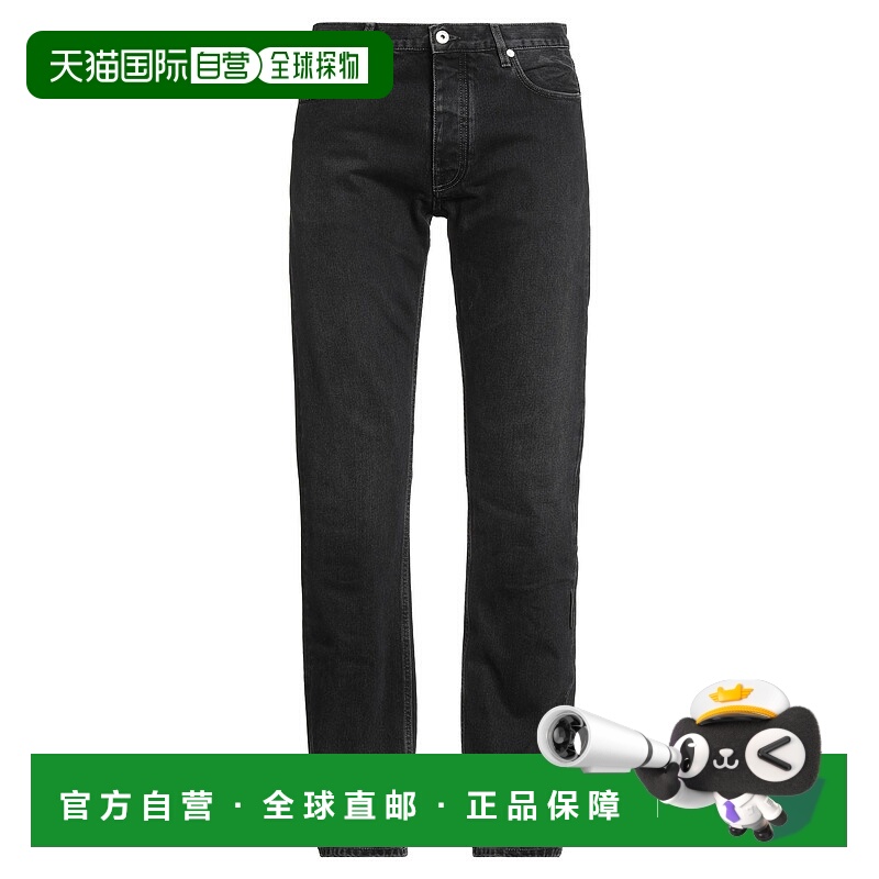 1h可退 香港直邮Off-white 男士 牛仔长裤 black黑色 舒适时尚