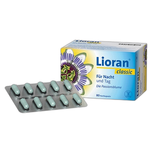 欧洲直邮德国Lioran西番莲日夜抗焦虑片80粒缓解压力烦躁助眠安睡