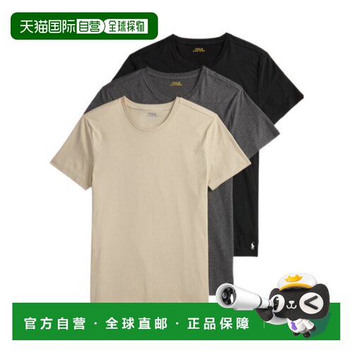 1h可退 Polo Ralph Lauren 三件套圆领T恤 714830304