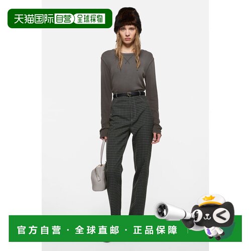 欧洲直邮ACNE STUDIOS(艾克妮) T-shirt à logo imprime effet s