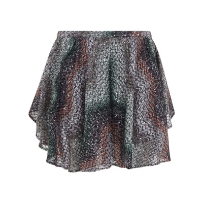 香港直邮Missoni Caperdoni 迷你半身裙 DS26SH18BC0065a字裙