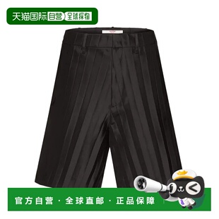 褶皱百慕大短裤 香港直邮Valentino 2V0RDC909D1显 99新未使用