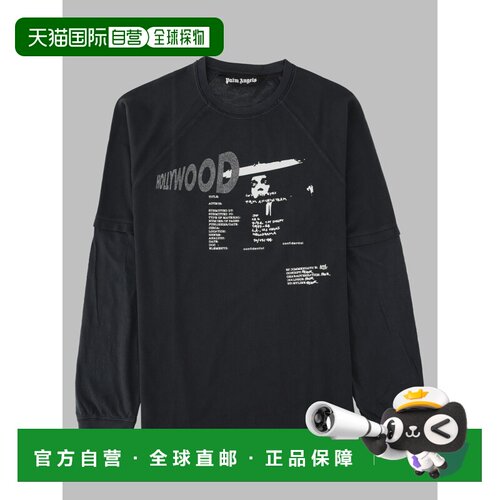 欧洲直邮PALM ANGELS 男士T恤 PAMAB003JR0021184【付后1h可退】