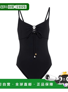 1h可退 香港直邮Tory Burch 托里 伯奇 女士 精饰剪口泳衣 000693