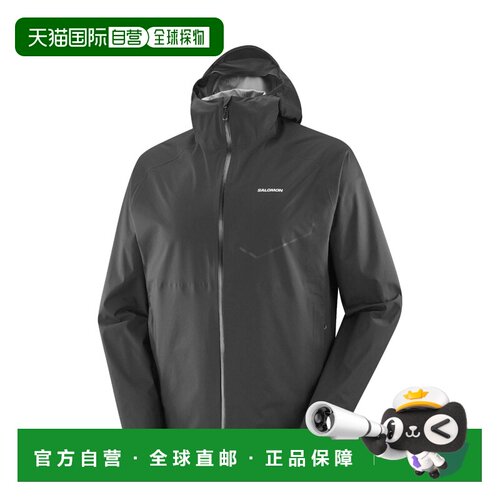 欧洲直邮自营SALOMON萨洛蒙 Bonatti Waterproof男士深黑色防水夹