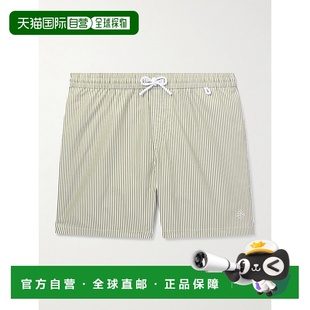 香港直邮Loro Bay Piana 男士 直筒中长徽标印花 诺悠翩雅 1h可退