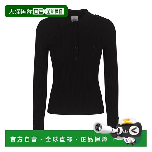 香港直邮COURREGES 女士POLO衫 326MPO072FI00019 【付后1h可退】