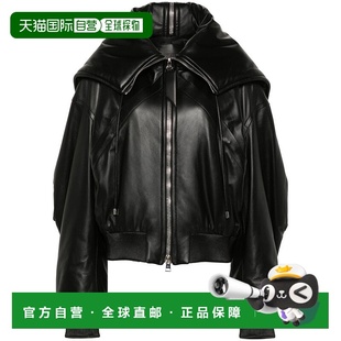 皮夹克 香港直邮The 拉链长袖 女士 247WCB62L054 Attico