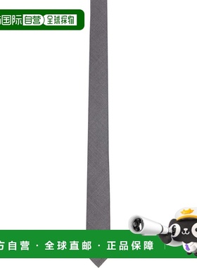 香港直邮Thom Browne 汤姆 布朗 男士 灰色 Twill Classic 领带 M