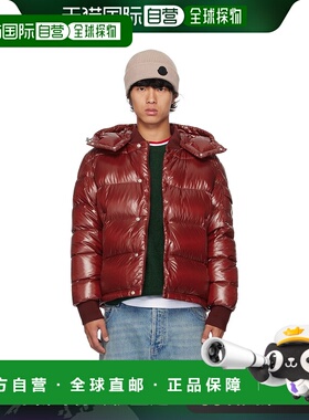 香港直邮Moncler 盟可睐 男士 红色 Maljasset 羽绒夹克 J20911A0