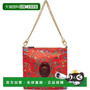 香港直邮versace 范思哲 女士 红色 Cabine Printed Duchesse 单
