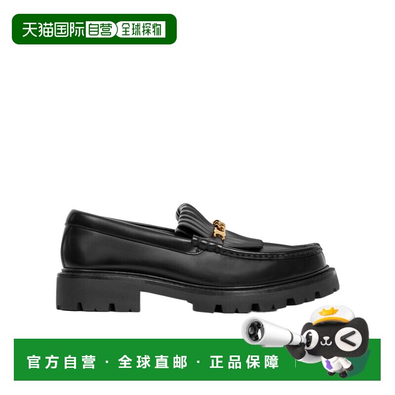香港直邮Celine 圆头乐福鞋 356743602C厚底女鞋一脚蹬图片
