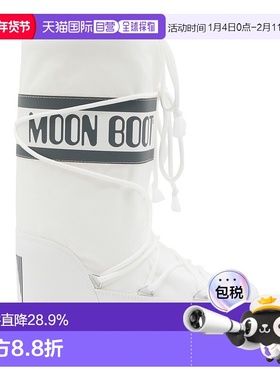 香港直邮moon boot 月亮靴 女士 ICON 白色尼龙靴子 80D1400440A0
