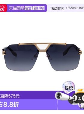 1h可退 香港直邮Marc Jacobs 马克 雅可布 男士 金色钛合金太阳眼