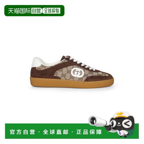 1h可退 欧洲直邮GUCCI 男士运动鞋 791742AAEGA2242 CO 棕色