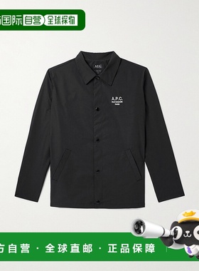 1h可退 A.P.C. 男士 Regis Logo刺绣紧身夹克 PSAJBH0296