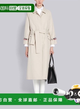 香港直邮Thom Browne 束腰带翻领风衣 FOC597A06111