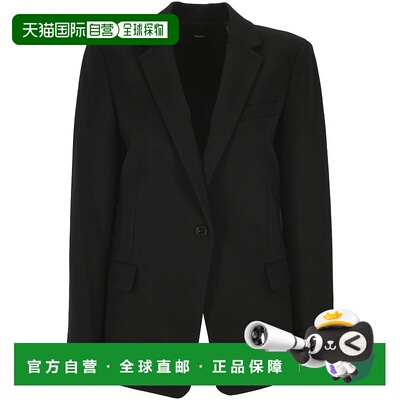 香港直邮THEORY 希尔瑞 女士 黑色夹克 O1126113001外套