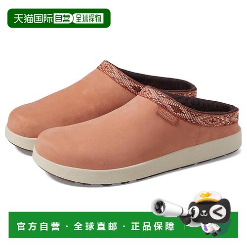 香港直邮keen 女士 Elle 绒面革凉拖拖鞋一脚蹬