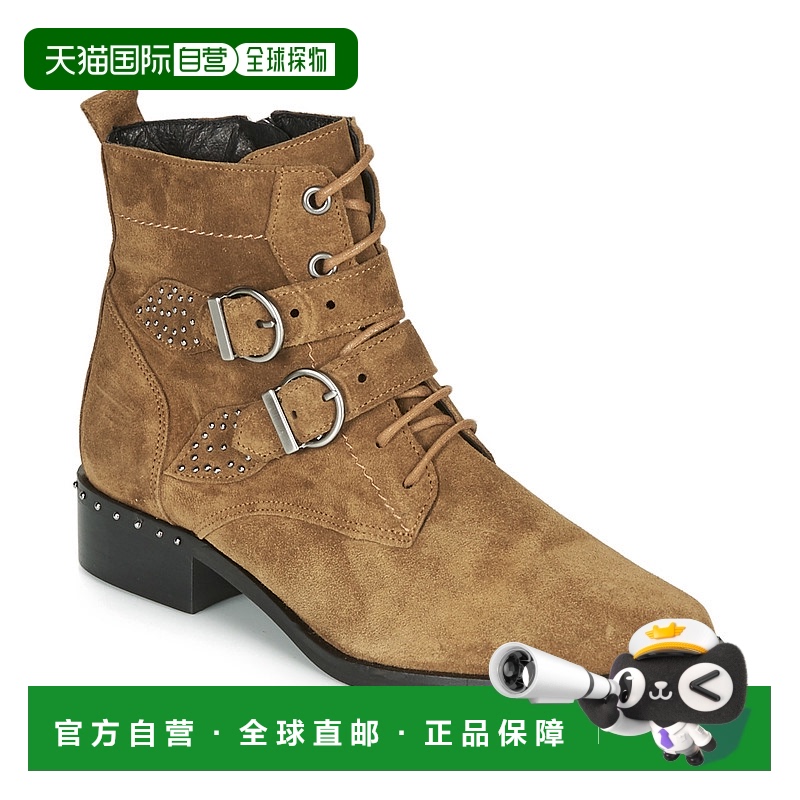 欧洲直邮Philippe Morvan 女士 靴子 SWAG V4 CRTE VEL棕色 女靴