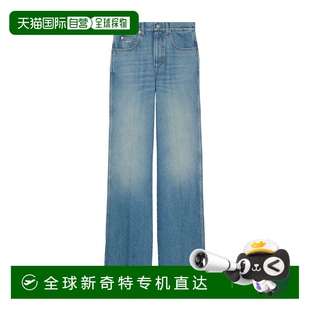 流行穿搭显瘦百搭 香港直邮腰带环牛仔长裤 Women crov正品 时尚