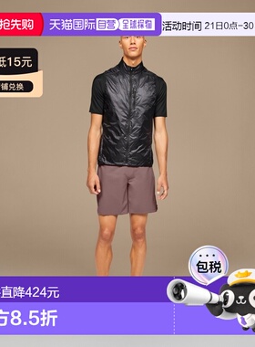 自营欧洲直邮On昂跑Weather系列男士黑色再生聚酯反光设计拉链马