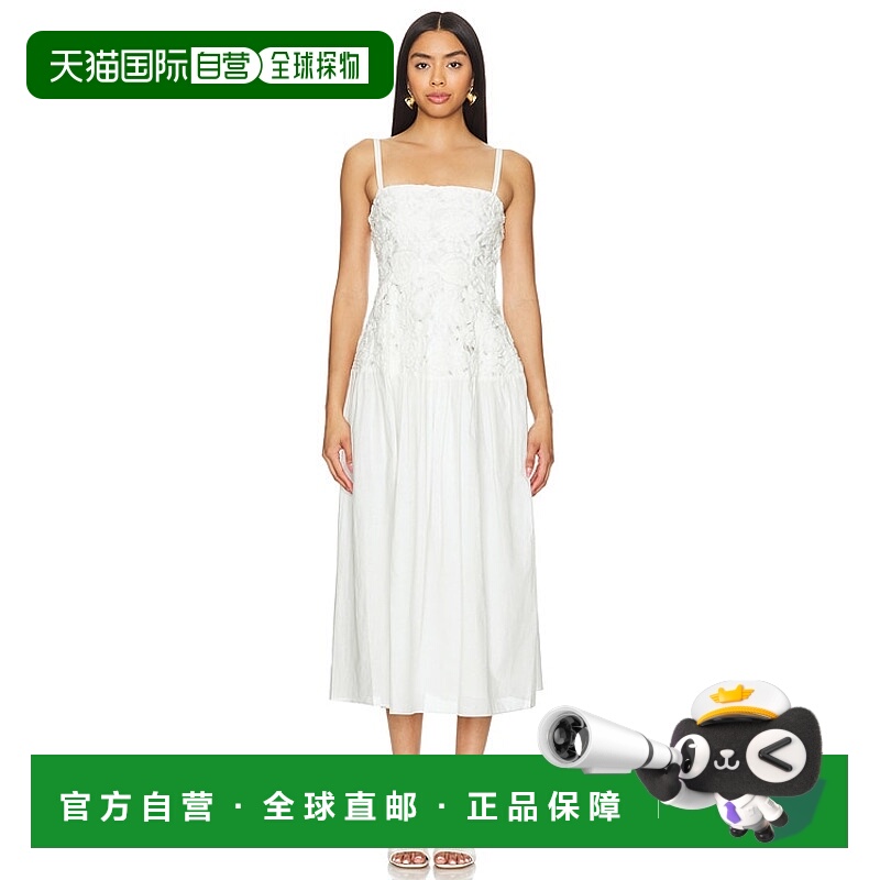 1h可退 香港直邮Simkhai 女士 Veronica 中长连衣裙 3241202LV