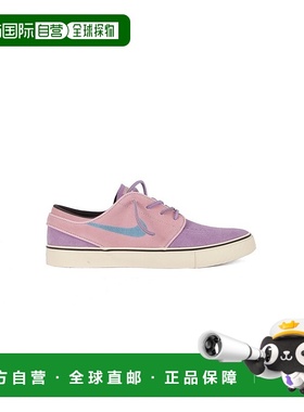 自营欧洲直邮Nike耐克 SB系列淡紫色/柔粉色麂皮滑板运动鞋男女通