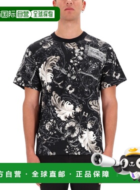 1h可退 香港直邮versace 范思哲 男士 棉质T恤 79GAH6R0JS516U23