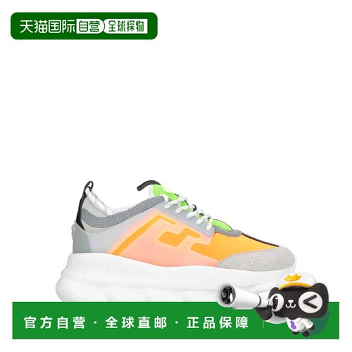 香港直邮versace 范思哲 男士 运动鞋 orange橙色 舒适时尚