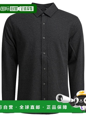 香港直邮VINCE 男士 衬衫 M1268999A021CHA grey灰色 舒适时尚