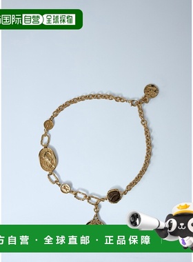 1h可退 香港直邮Chloe 蔻依 女士 MEDALS 金色短项链 CH26SJN10CB