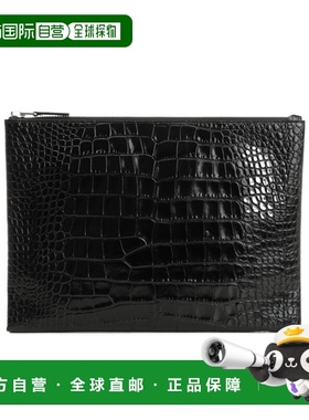 香港直邮Tom Ford 鳄鱼纹拉链大号手拿包 H0700-LCL439SNAA