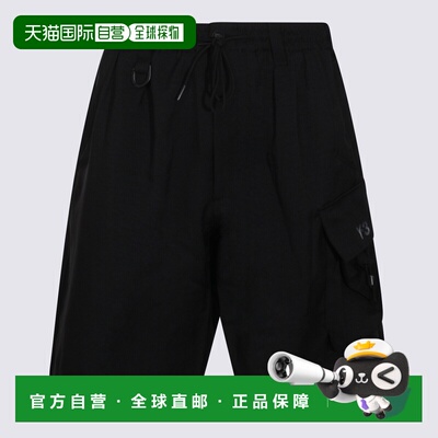 香港直邮Y-3 女士 黑色短裤 KS7652 BLACK 黑色时尚舒适休闲裤