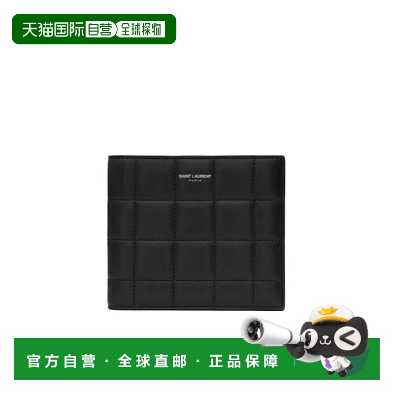 香港直邮Saint Laurent logo标识绗缝钱包 756284AAB8V