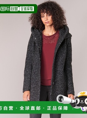 欧洲直邮Only 女士 ONLSEDONA 大衣 黑色