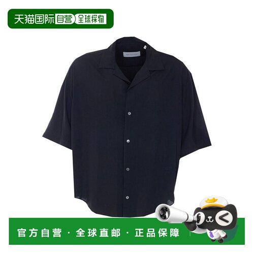 香港直邮Ami Paris 男士衬衫 HSH830VI0036001BLACK SS2026
