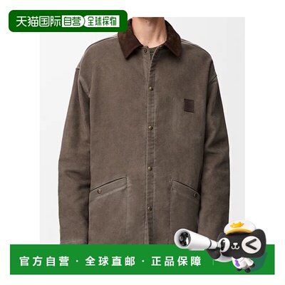 1h可退 香港直邮LOEWE 男士夹克 H526Y02WDO6975 CO 棕色 长袖休