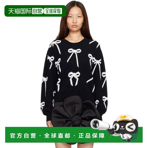香港直邮Marc Jacobs 马克 雅可布 女士 黑色 Bow Jacquard 针织