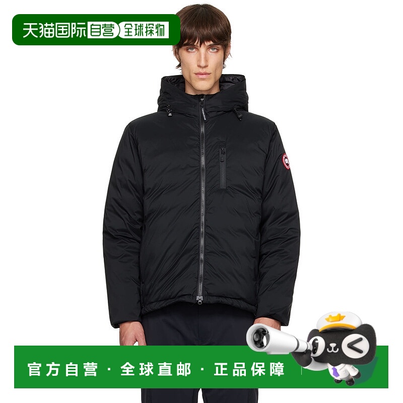 香港直邮Canada Goose 加拿大鹅 男士 黑色 Lodge 羽绒夹克 5078M