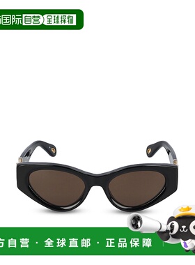 1h可退 香港直邮Chloe 蔻依 女士 徽标太阳镜 CH0259S black黑色