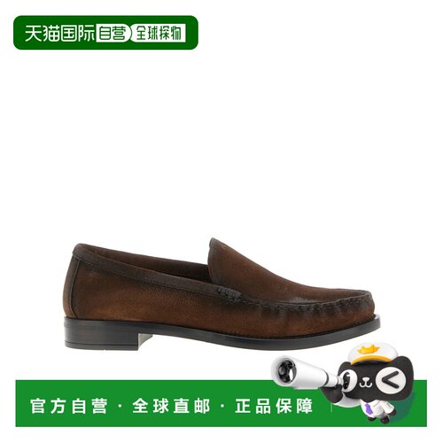1h可退 香港直邮Prada/普拉达 圆头乐福鞋 Women crov一脚蹬
