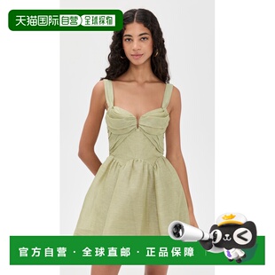 1h可退 香港直邮ZIMMERMANN 女士 Rebellion 垂褶迷你连衣裙