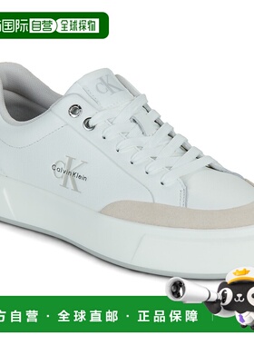 欧洲直邮Calvin Klein Jeans鞋子女低帮板鞋白色BASKET CUPSOLE L