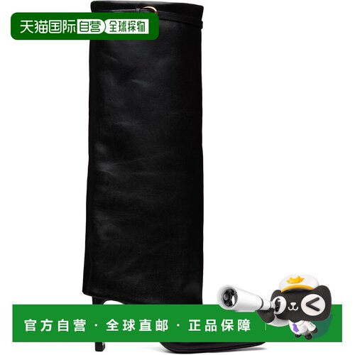 1h可退 香港直邮Staud 女士 STAUD 黑色 Wally Foldover 高筒靴 F