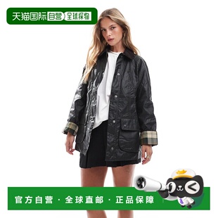 1h可退 香港直邮Barbour 巴伯尔 女士 Beadnell 蜡夹克(sage)外套